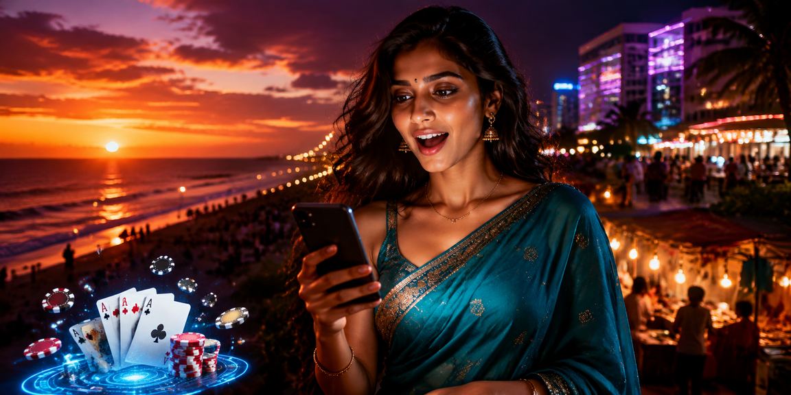 Mobile cricket betting interface on smartphone displaying live scores and odds